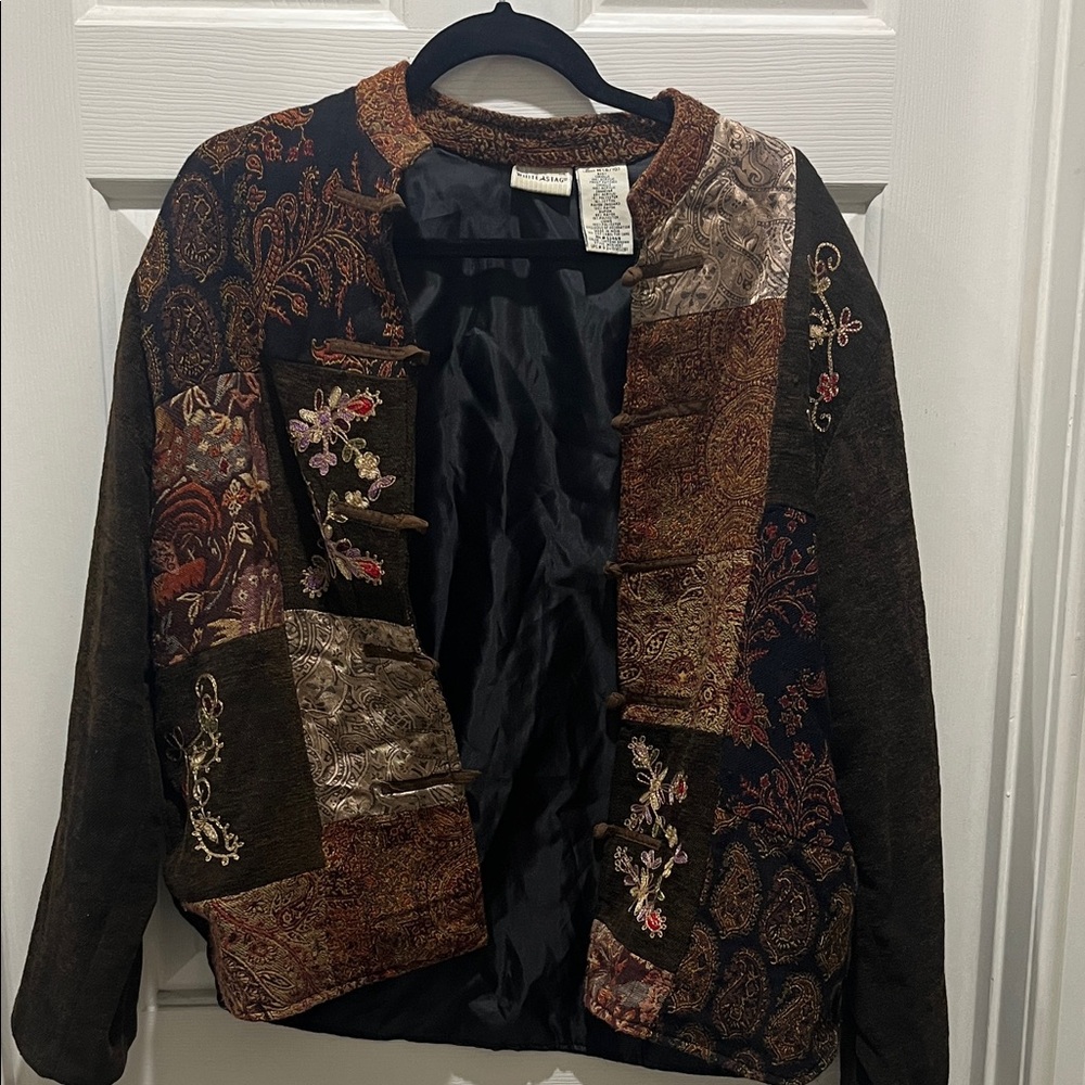 White Stag Multicolor Patchwork Blazer